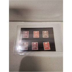 LOT DE 6 TIMBRES POSTE...