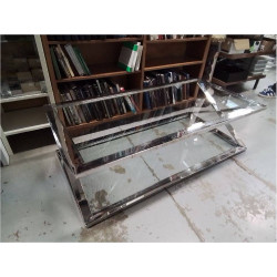TABLE BASSE METAL ET VERRE...