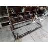 TABLE BASSE METAL ET VERRE MODERNE