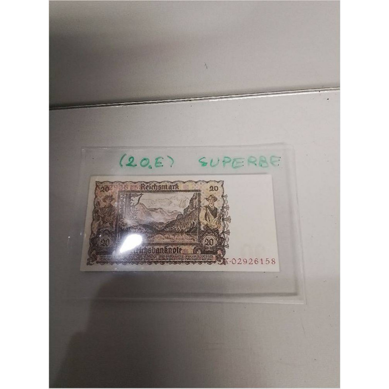 BILLET 20 REICHSMARK