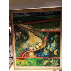 HUILE SUR TOILE ABSTRAITE...