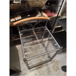 CHEVET METAL ET VERRE 
