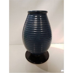 VASE MÉTAL BLEU