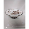 PLAT A TARTE CÉRAMIQUE METAL ANCIEN