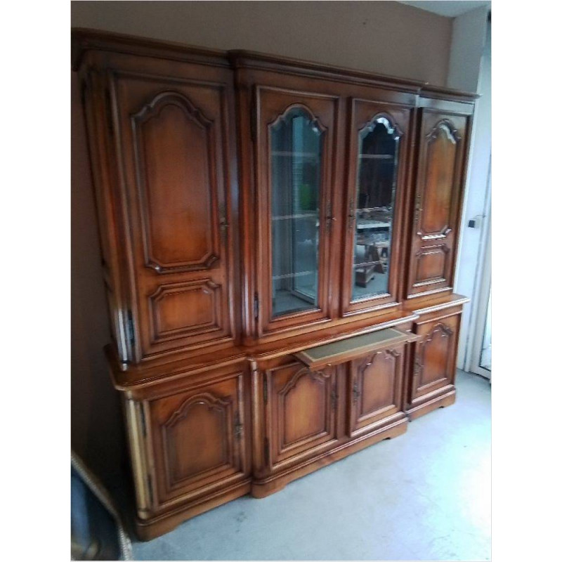 BUFFET 2 CORPS VITRÉ MERISIER 