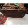 VALISE SOUPLE MARRON VINTAGE