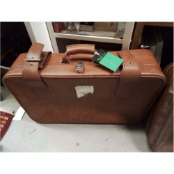 VALISE SOUPLE MARRON VINTAGE