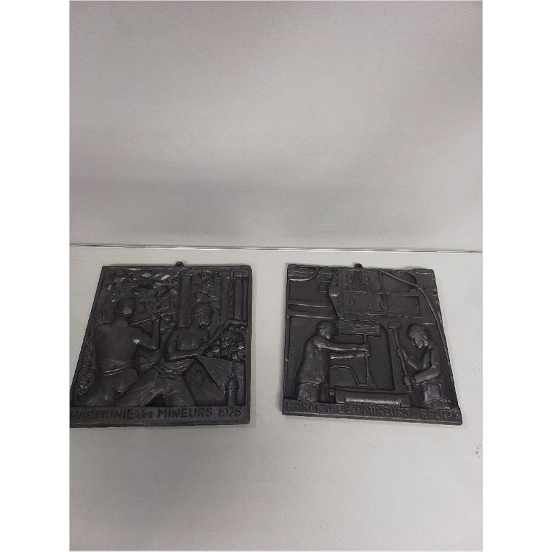 PLAQUE FONTE LUXEMBOURG MINEUR 