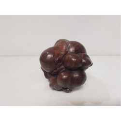 BOUDDHA PLEUREUR EN BOIS 