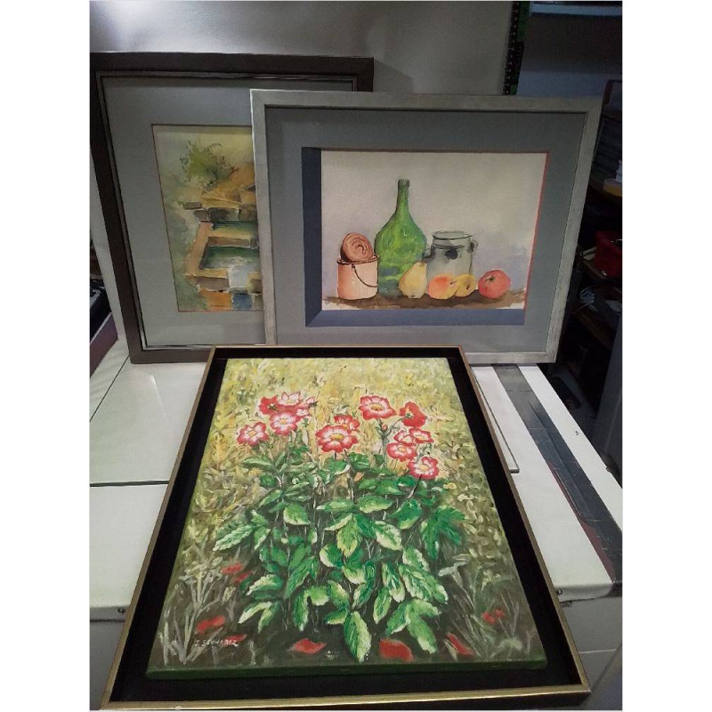 TABLEAU SIGNÉ J SCHWARTZ