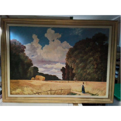 HUILE SUR TOILE SIGNÉE...