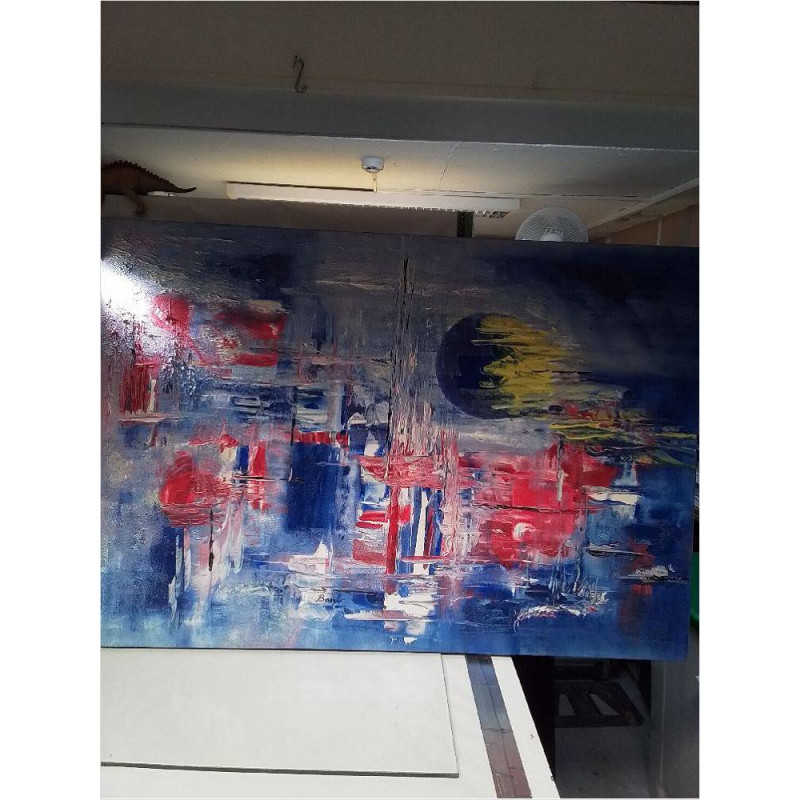 TOILE CONTEMPORAINE SIGNÉE BERSYL