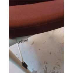 FAUTEUIL BLANC ET BRUN AHREND