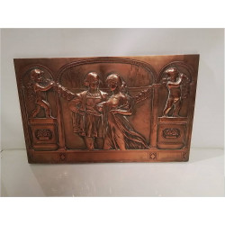 PLAQUE DECO CUIVRE 