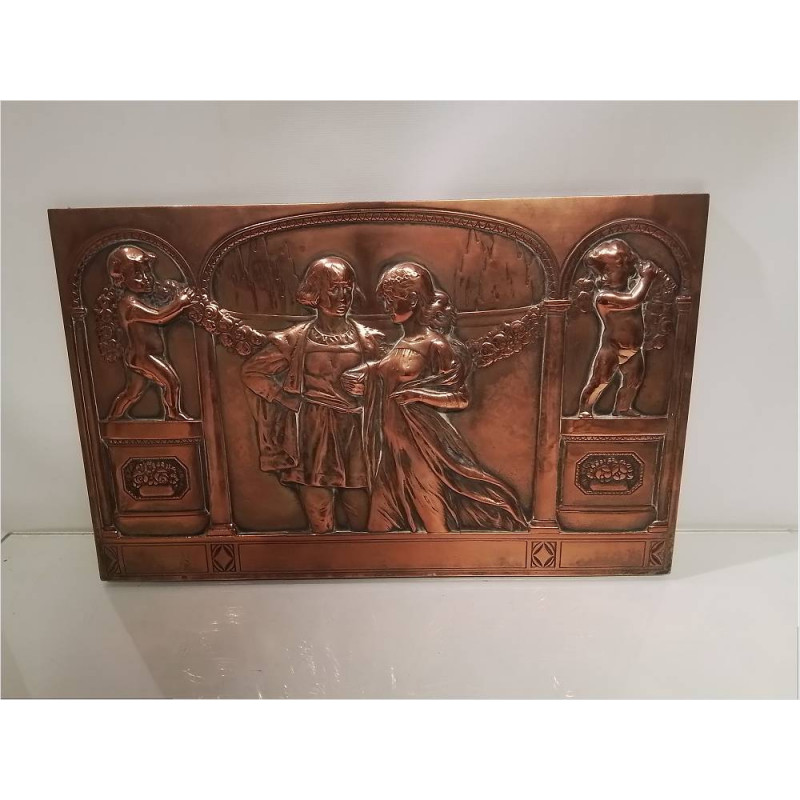 PLAQUE DECO CUIVRE 