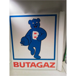 PLAQUE PUBLICITAIRE BUTAGAZ 