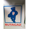 PLAQUE PUBLICITAIRE BUTAGAZ 