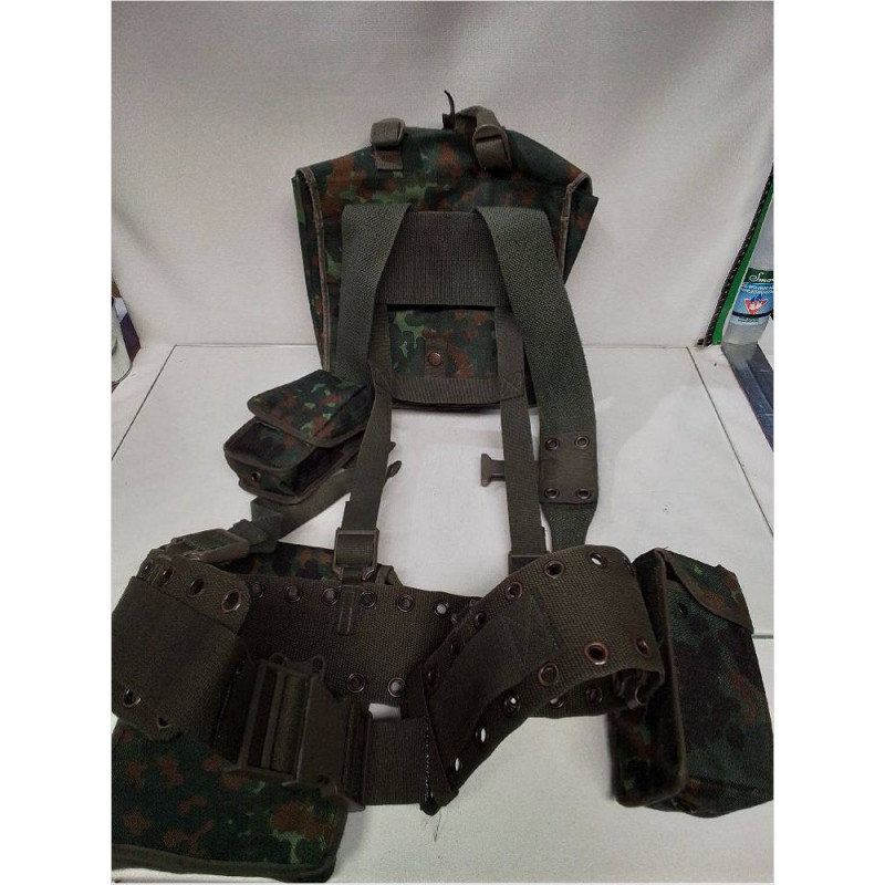 CEINTURE MILITAIRE AVEC SACOCHES BUNDESWEHER