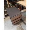 CAISSON DE BUREAU A ROULETTES 3 TIROIRS 