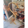 PORTE PLANTE BAMBOU ROTIN*