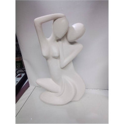 STATUETTE COUPLE BLANCHE 