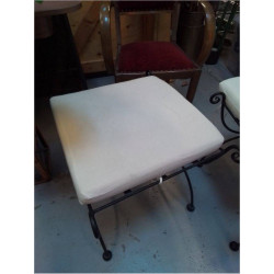 TABOURET FER FORGÉ AVEC...