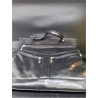 SAC A MAIN NOIR DOUBLE POCHETTES 