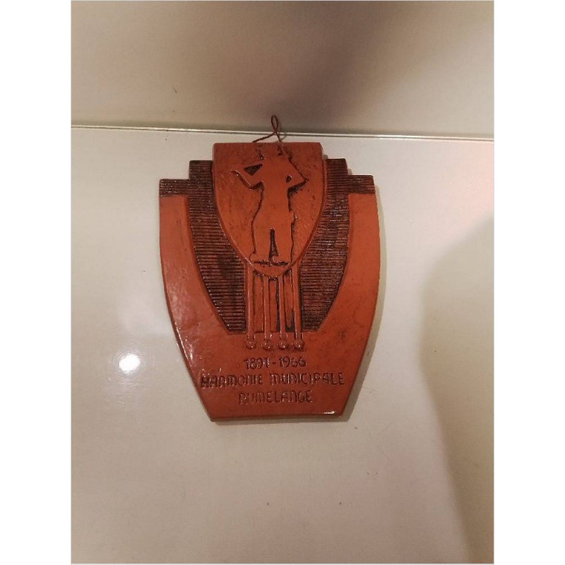 PLAQUE DÉCORATIVE HARMONIE MUNICIPALE RUMELANGE