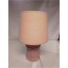 LAMPE A POSER PORCELAINE ROSE