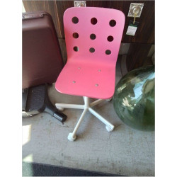 CHAISE DE BUREAU ENFANT ROSE