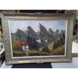 HUILE SUR TOILE SIGNÉE...