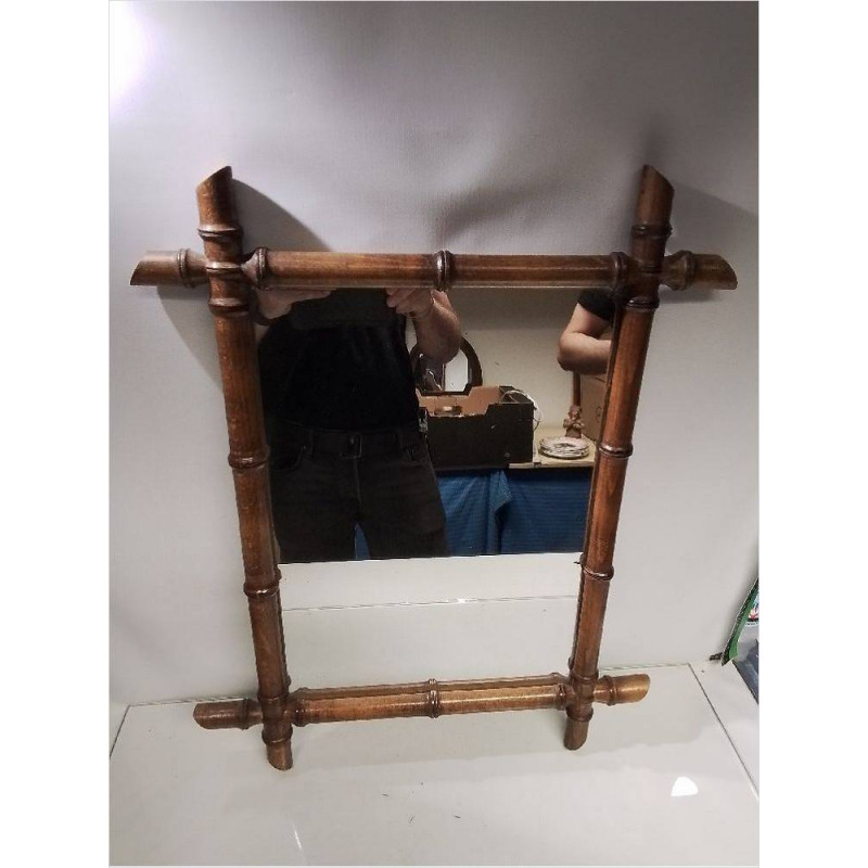 MIROIR BOIS STYLE BAMBOU 