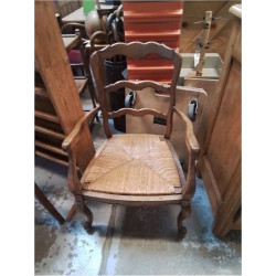 FAUTEUIL ASSISE PAILLEE 