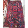 TAPIS TON ROUGE FORME GÉOMÉTRIQUE 235X132