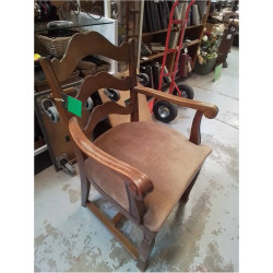 FAUTEUIL A RESSORTS ANCIEN 