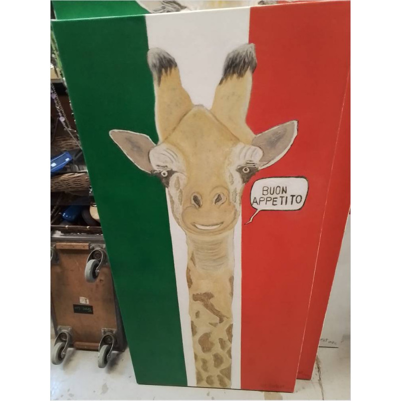 TOILE GIRAFE BUON APPETITO HASTERT