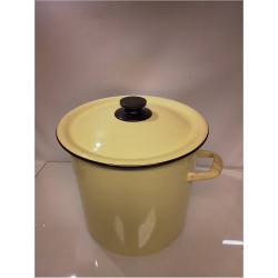 CASSEROLE ÉMAILLÉE JAUNE 