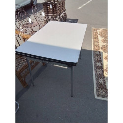 TABLE FORMICA BLANC 2 ALLONGES