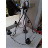 LUSTRE METAL 5 FEUX 