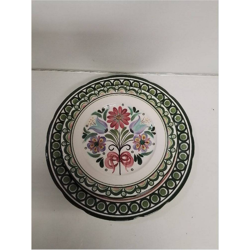 LOT D’ASSIETTES DECO CÉRAMIQUE O.GILL