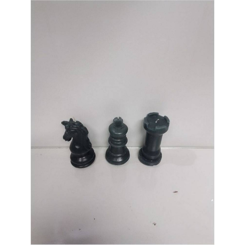 LOT DE 3 BOUGIES ECHEC