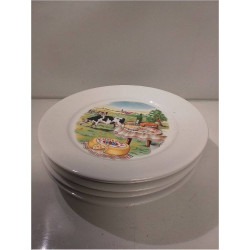 LOT D\'ASSIETTES A FROMAGE...