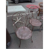 CHAISE DE JARDIN METAL 