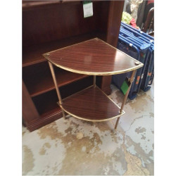 ETAGERE D’ANGLE BORDS LAITON