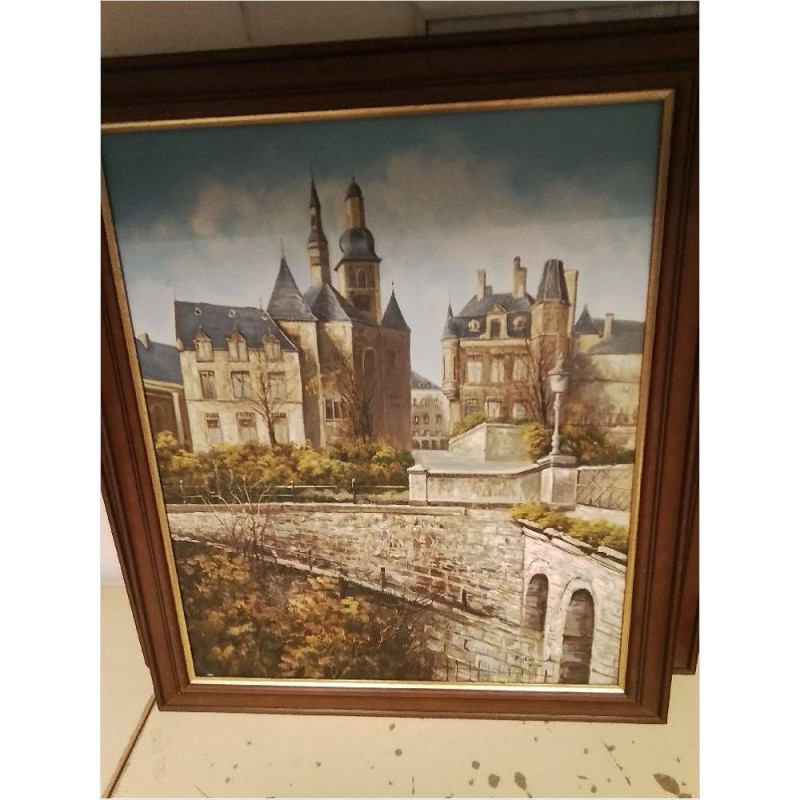 HUILE SUR TOILE LUXEMBOURG HARMELIN PATRICK