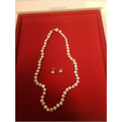 PARURE PERLES ET OR JAUNE