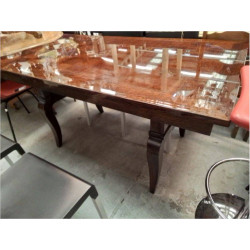 TABLE VINTAGE BOIS VERNIS 