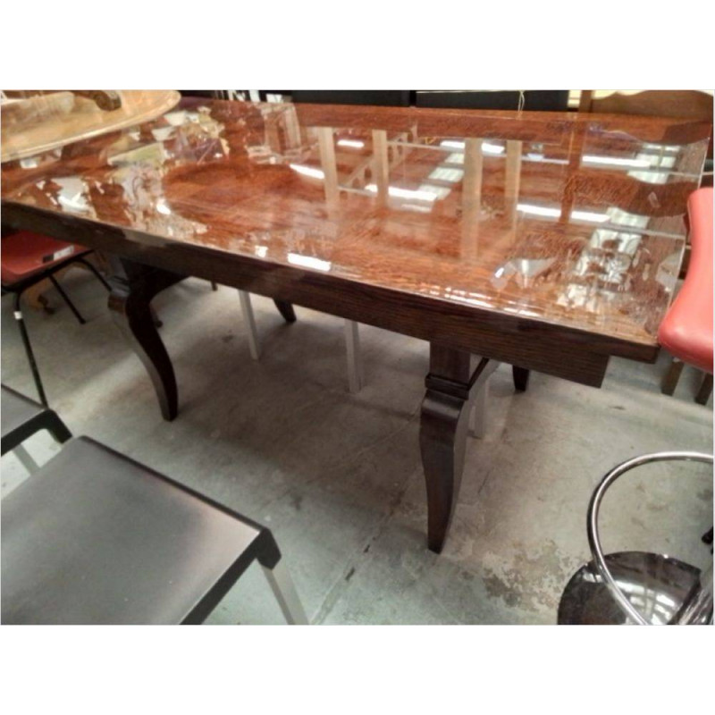 TABLE VINTAGE BOIS VERNIS 