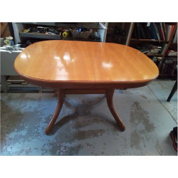 TABLE MERISIER OVALE +...