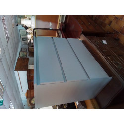 COMMODE GRISE 3 TIROIRS 